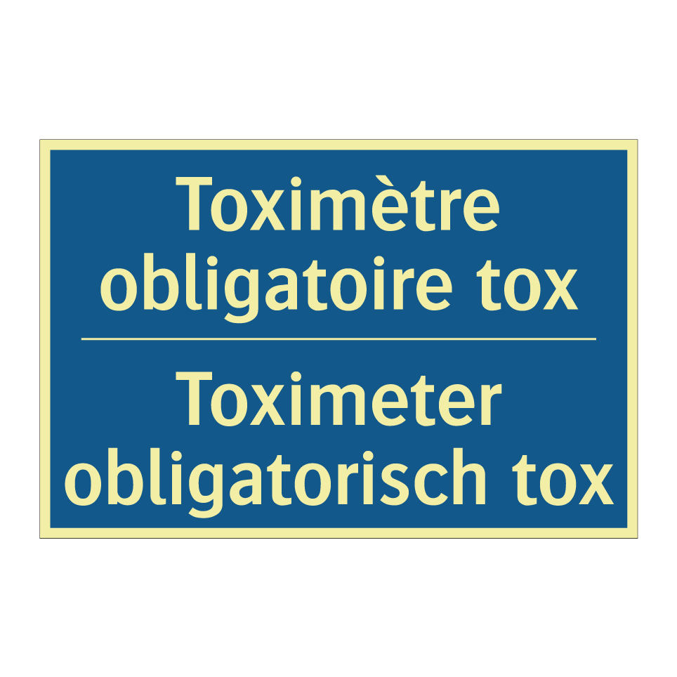 Toximeter obligatorisch tox - Toximètre obligatoire tox