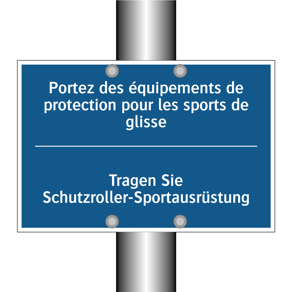 Tragen Sie Schutzroller-Sportausrüstung /.../ - Portez des équipements de protection  /.../