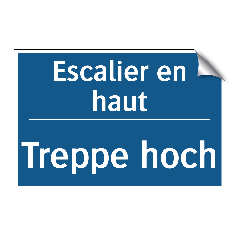 Treppe hoch - Escalier en haut