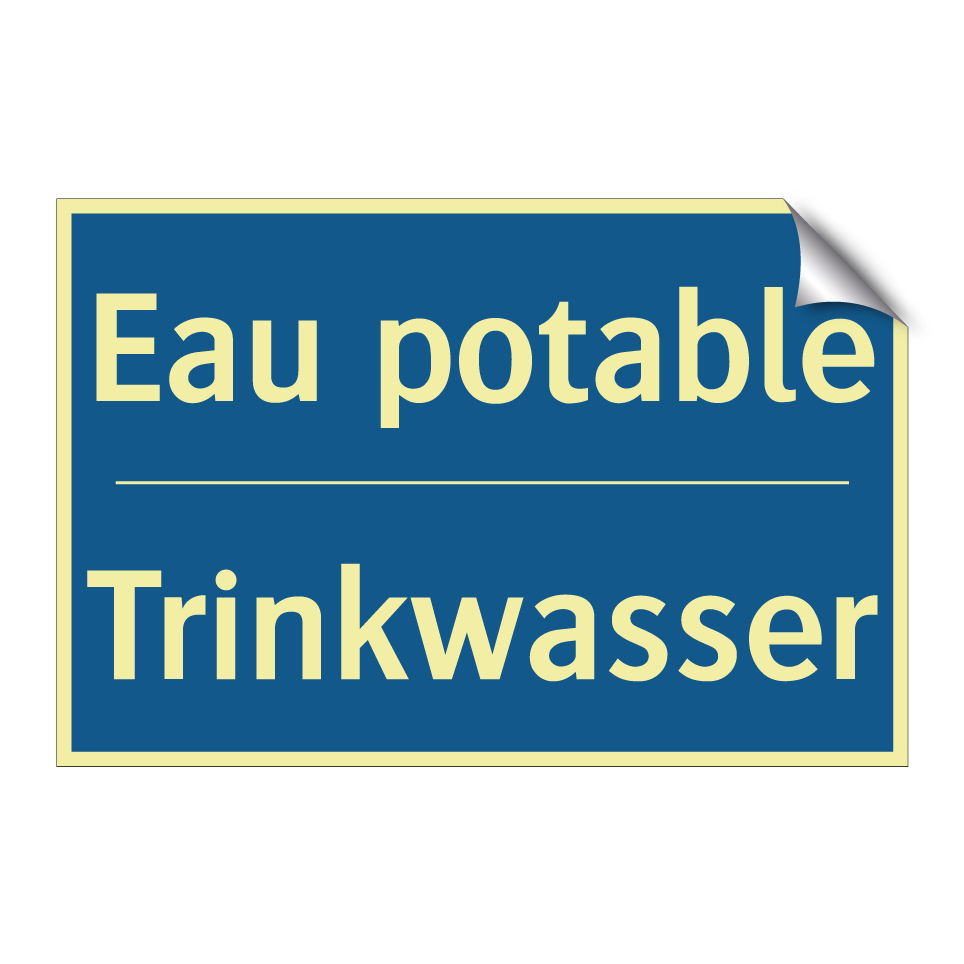 Trinkwasser - Eau potable