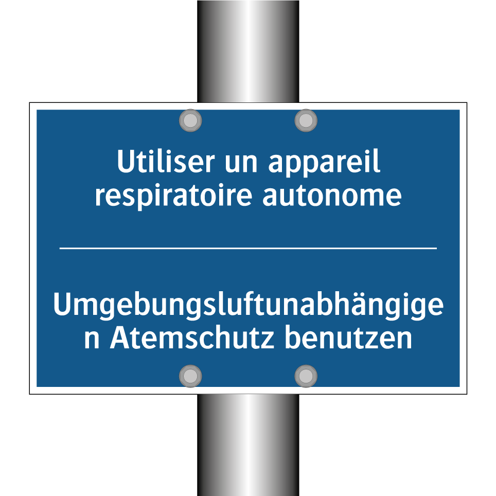 Umgebungsluftunabhängigen Atemschutz  /.../ - Utiliser un appareil respiratoire  /.../