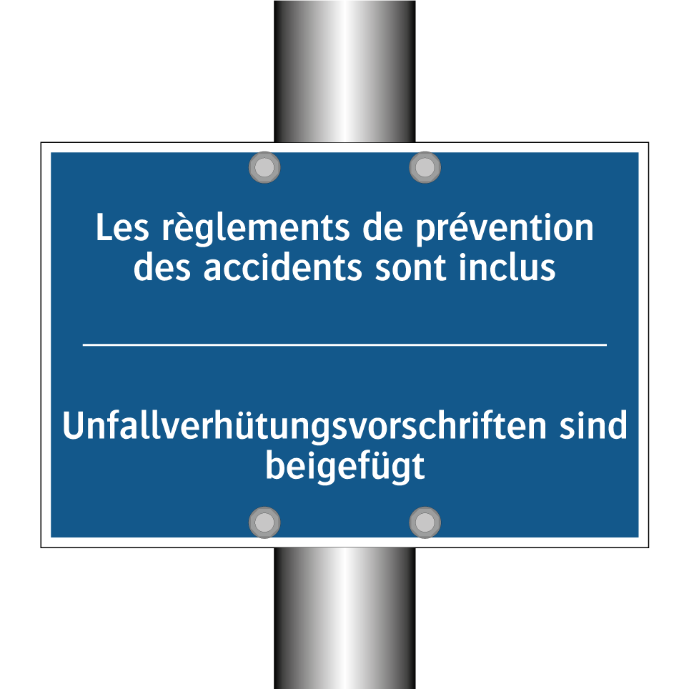 Unfallverhütungsvorschriften sind  /.../ - Les règlements de prévention des  /.../