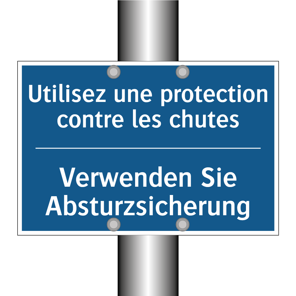 Verwenden Sie Absturzsicherung - Utilisez une protection contre  /.../