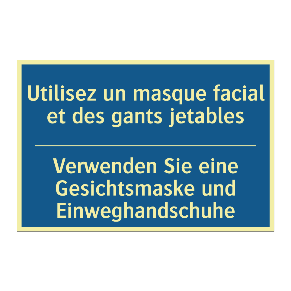 Verwenden Sie eine Gesichtsmaske  /.../ - Utilisez un masque facial et des  /.../