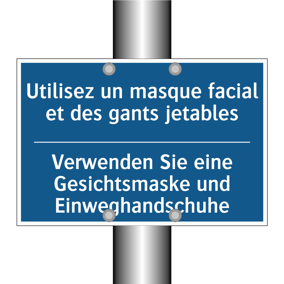 Verwenden Sie eine Gesichtsmaske  /.../ - Utilisez un masque facial et des  /.../