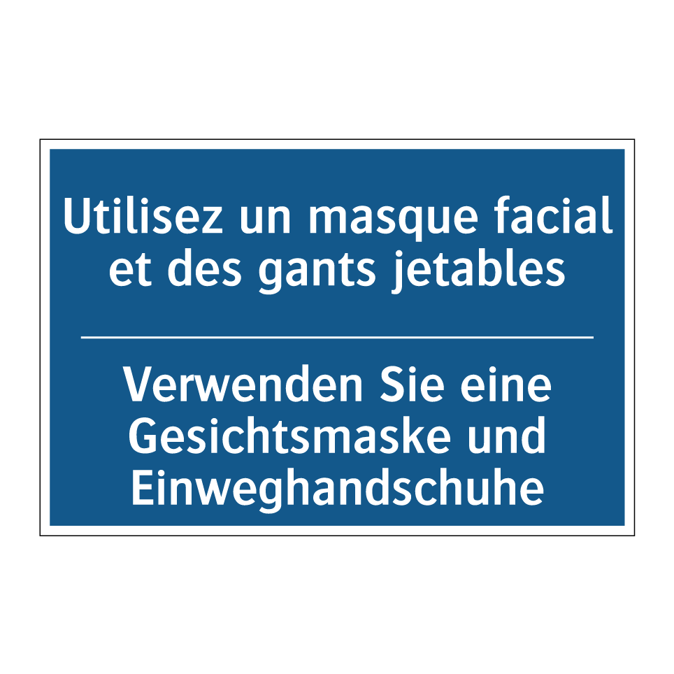 Verwenden Sie eine Gesichtsmaske  /.../ - Utilisez un masque facial et des  /.../