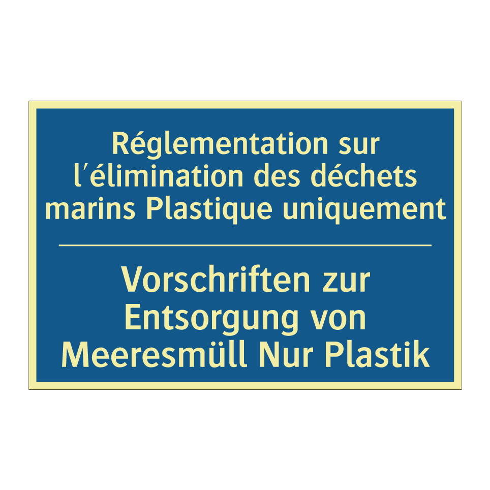 Vorschriften zur Entsorgung von  /.../ - Réglementation sur l'élimination  /.../