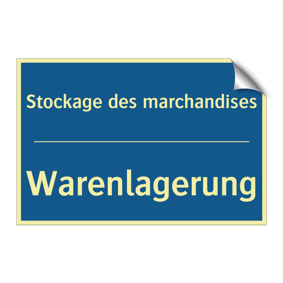Warenlagerung - Stockage des marchandises