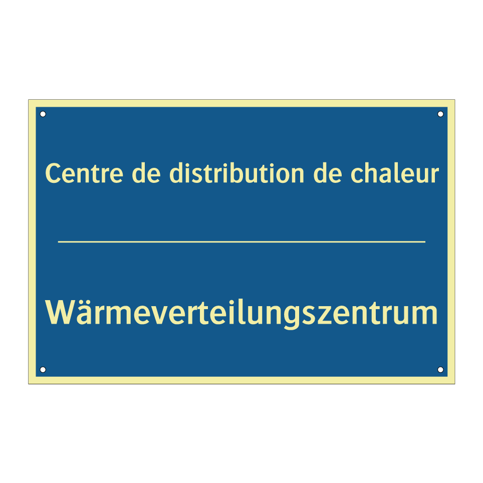 Wärmeverteilungszentrum - Centre de distribution de chaleur /.../