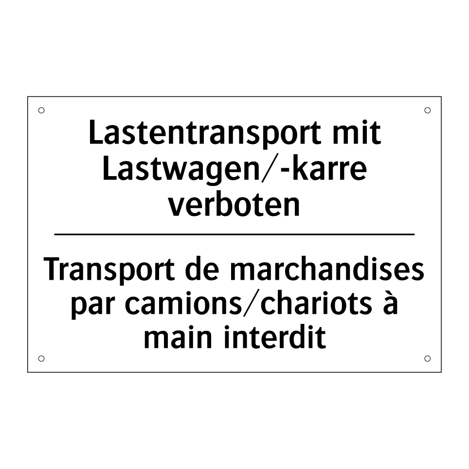 Lastentransport mit Lastwagen/-karre /.../ - Transport de marchandises par /.../