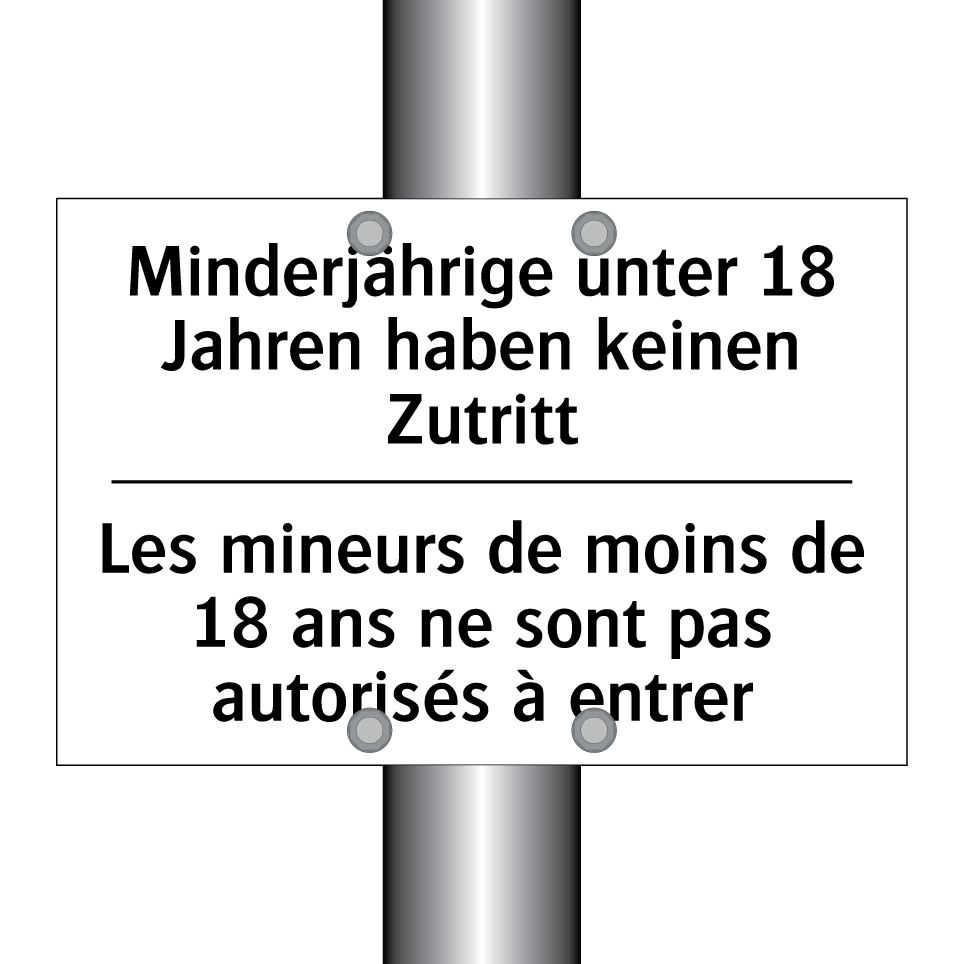 Minderjährige unter 18 Jahren /.../ - Les mineurs de moins de 18 ans /.../