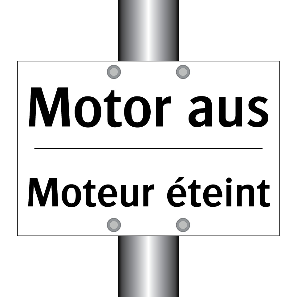 Motor aus - Moteur éteint