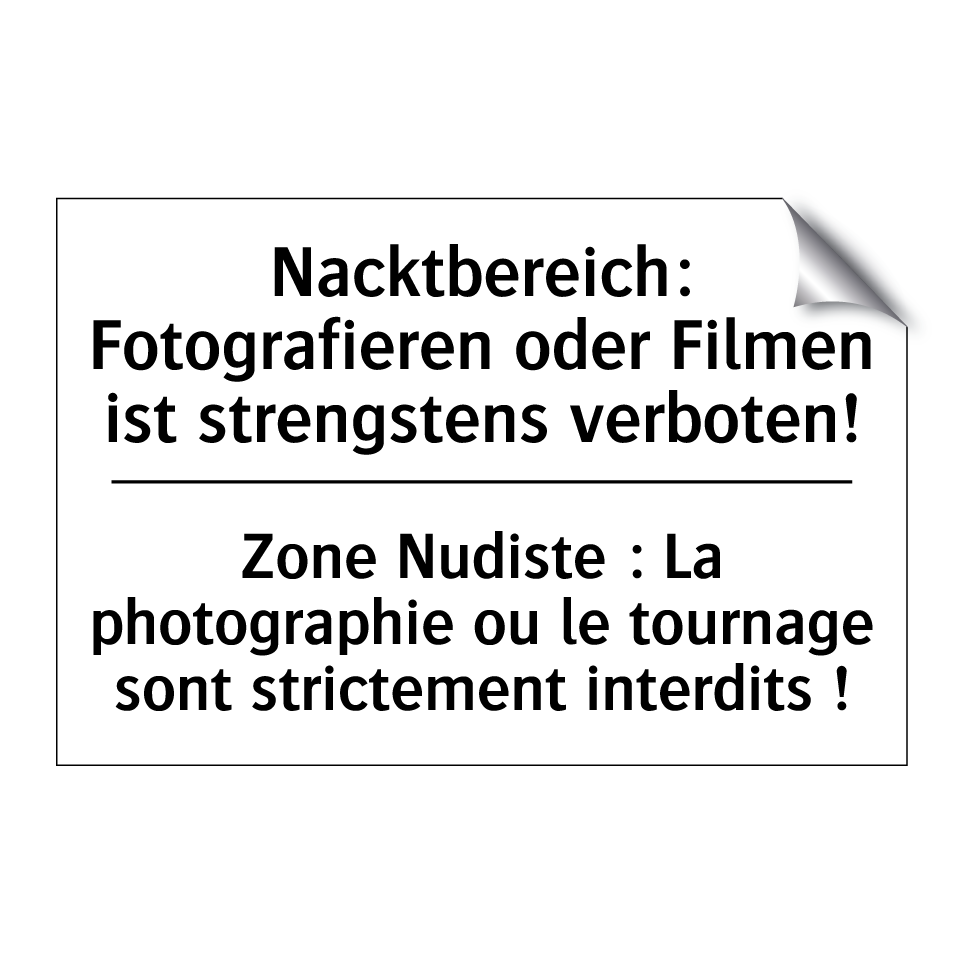 Nacktbereich: Fotografieren oder /.../ - Zone Nudiste : La photographie /.../