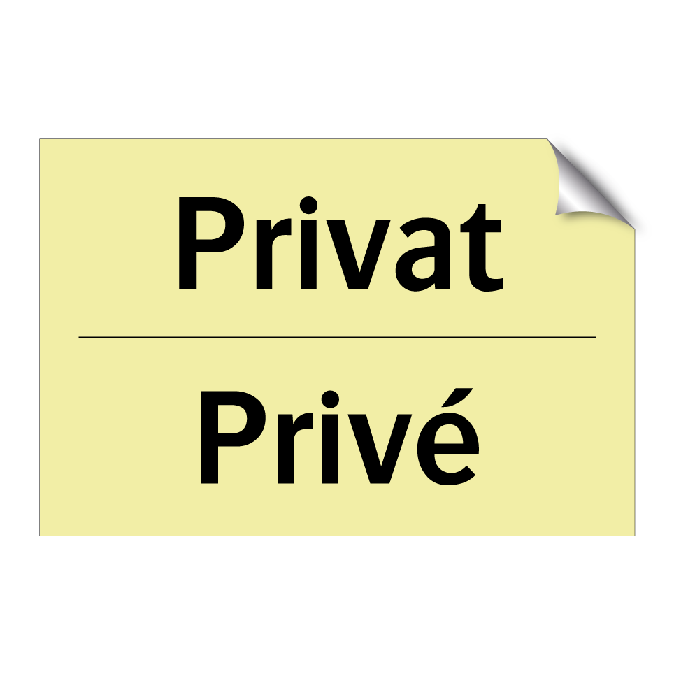 Privat - Privé