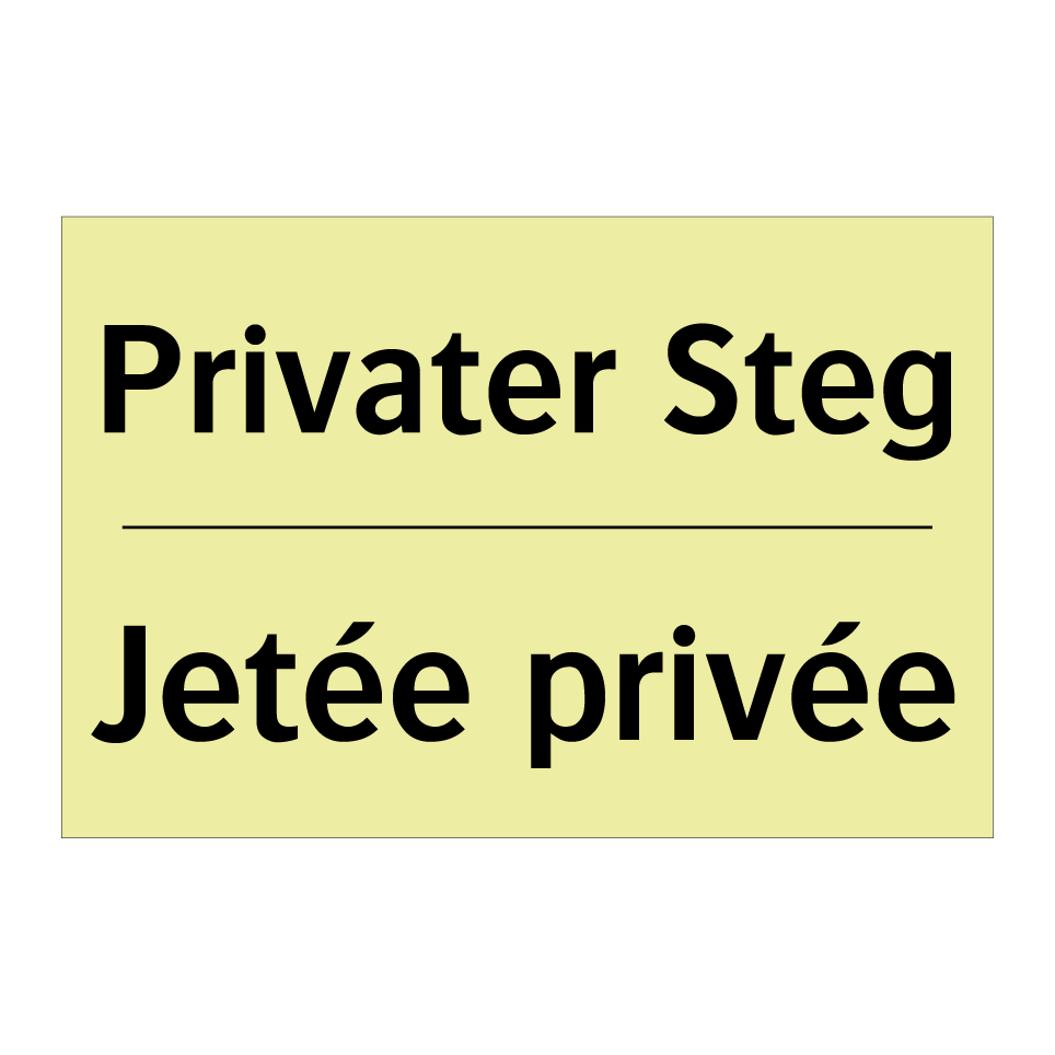 Privater Steg - Jetée privée