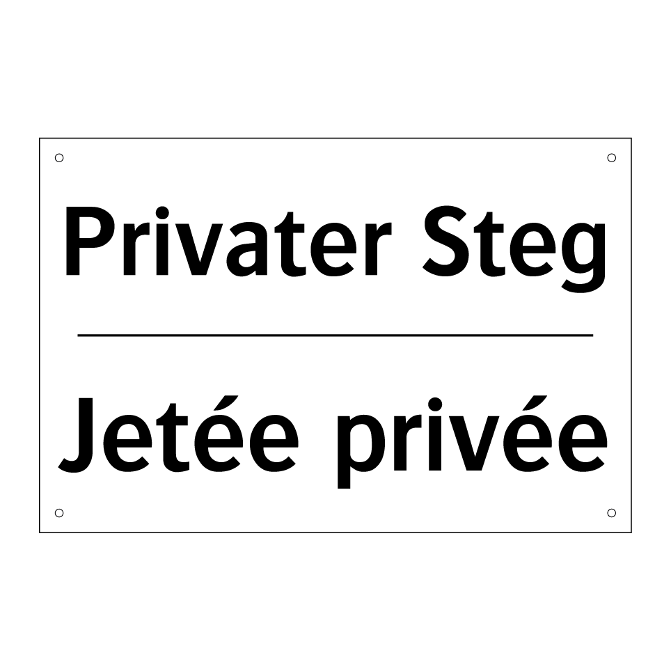 Privater Steg - Jetée privée