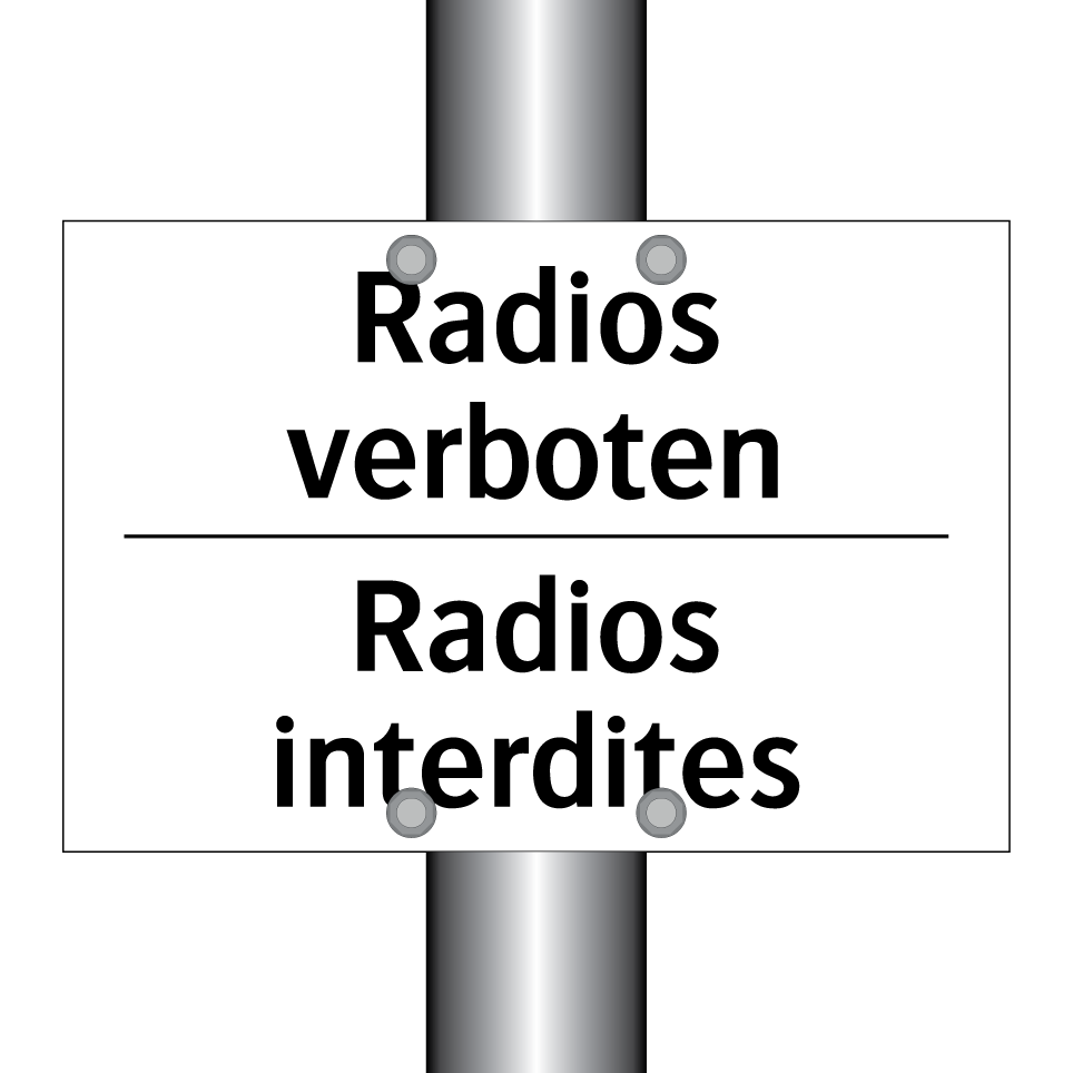Radios verboten - Radios interdites