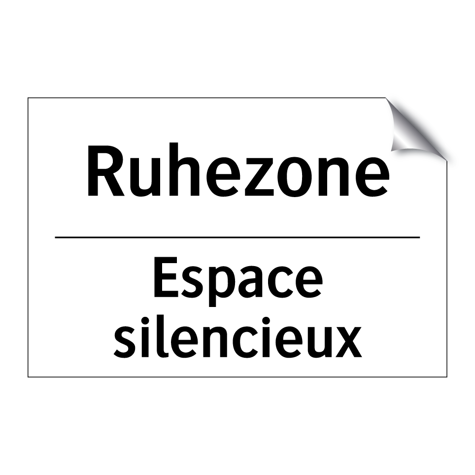 Ruhezone - Espace silencieux