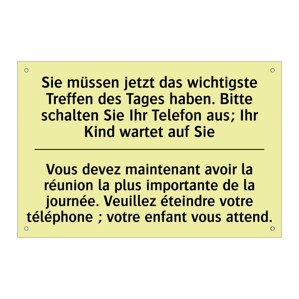 Sie müssen jetzt das wichtigste /.../ - Vous devez maintenant avoir la /.../