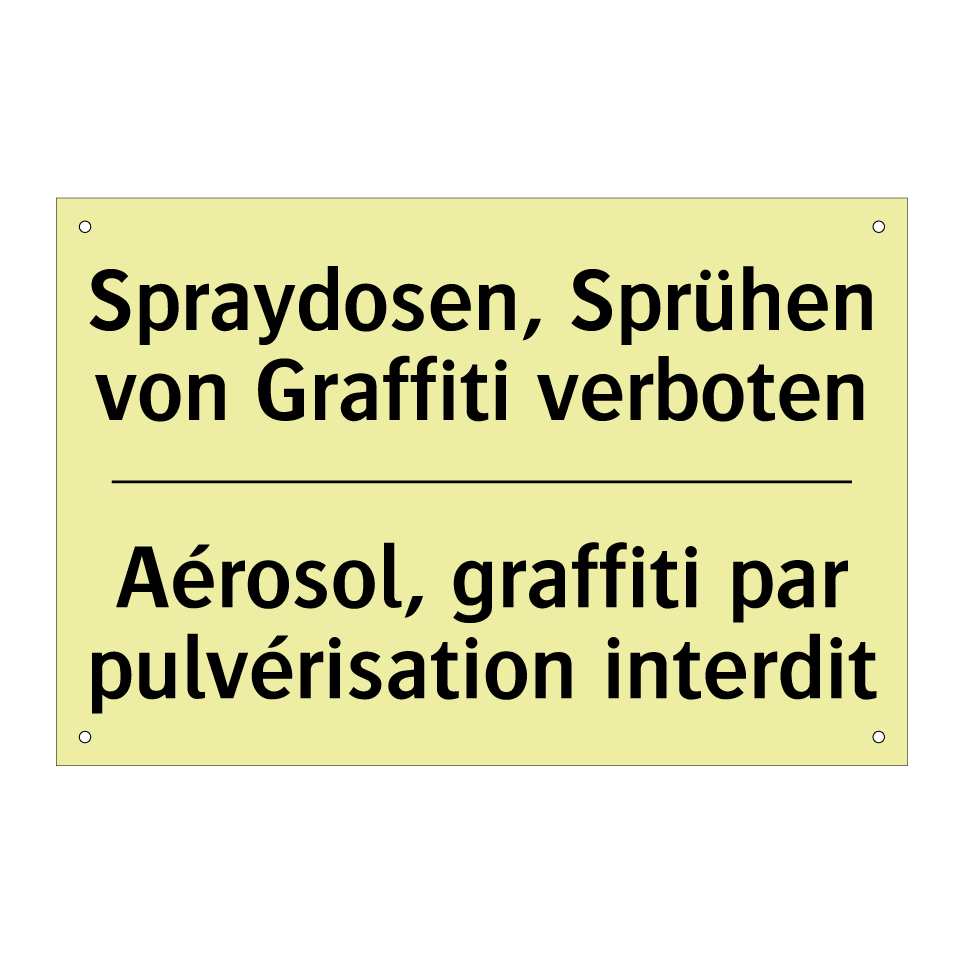 Spraydosen, Sprühen von Graffiti /.../ - Aérosol, graffiti par pulvérisation /.../