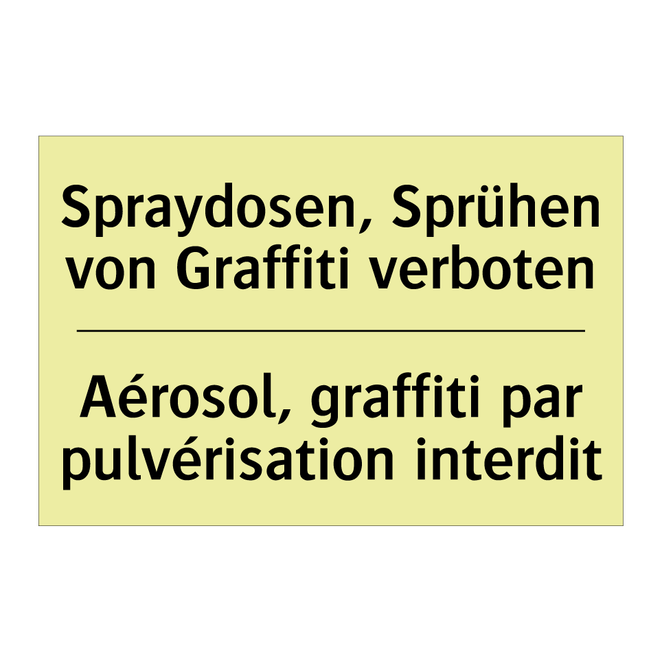 Spraydosen, Sprühen von Graffiti /.../ - Aérosol, graffiti par pulvérisation /.../