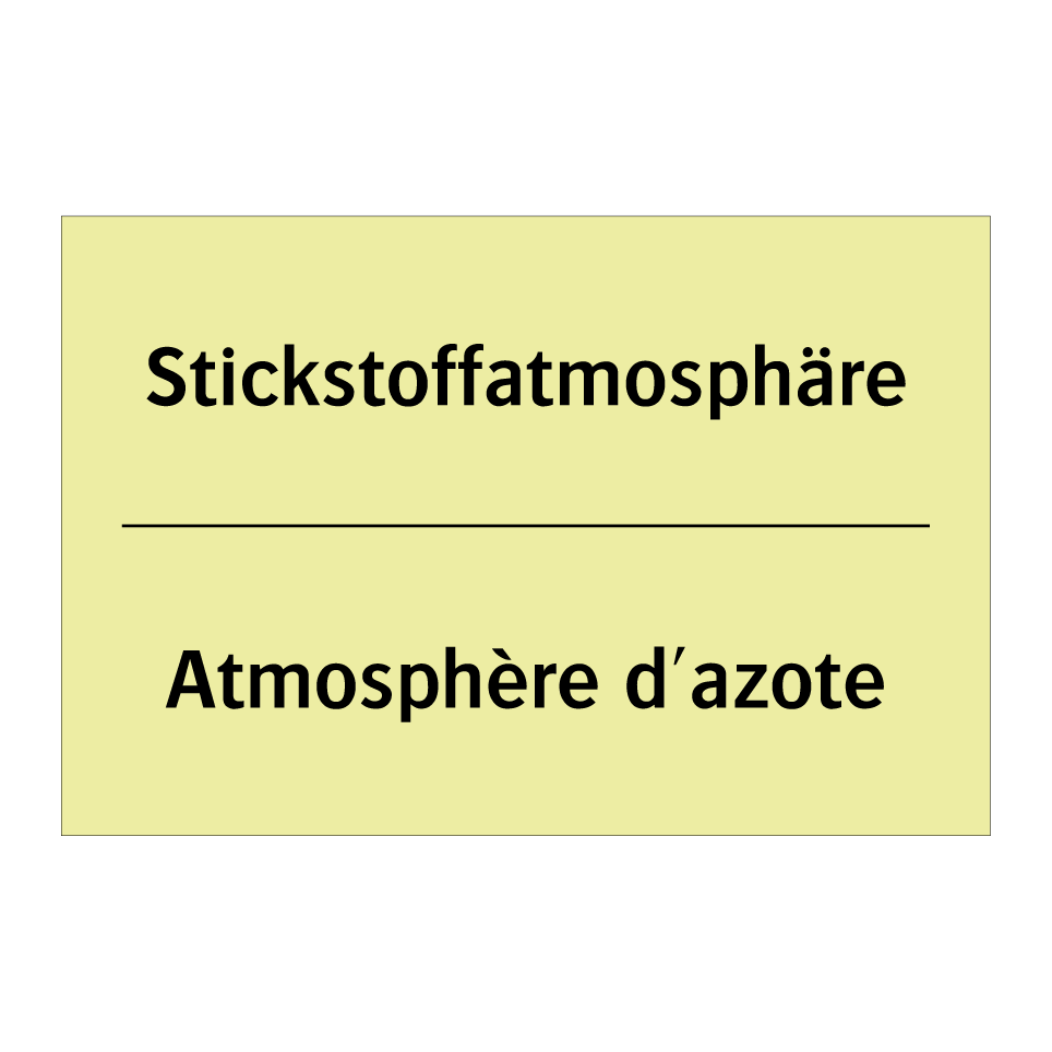 Stickstoffatmosphäre - Atmosphère d'azote