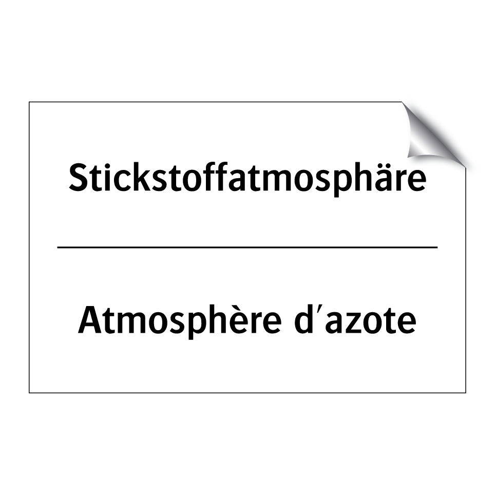 Stickstoffatmosphäre - Atmosphère d'azote