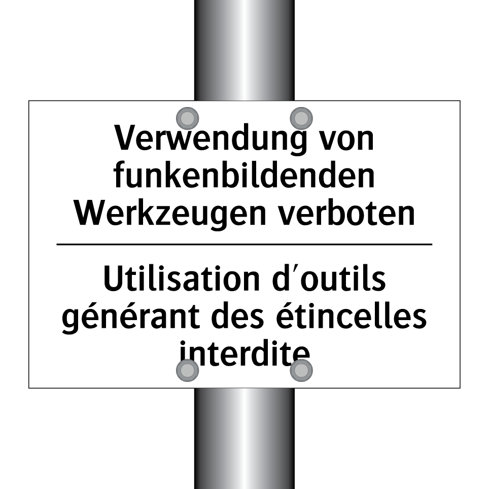 Verwendung von funkenbildenden /.../ - Utilisation d'outils générant /.../
