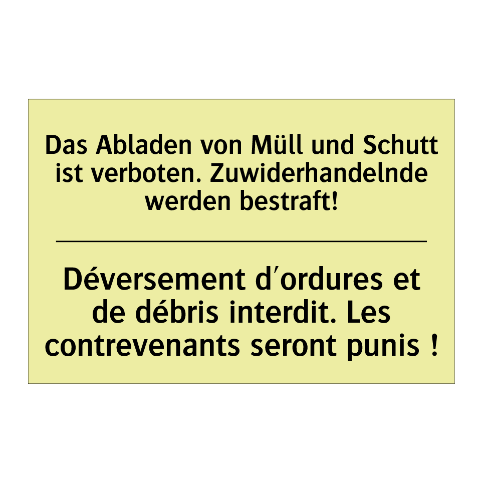 Das Abladen von Müll und Schutt /.../ - Déversement d'ordures et de débris /.../