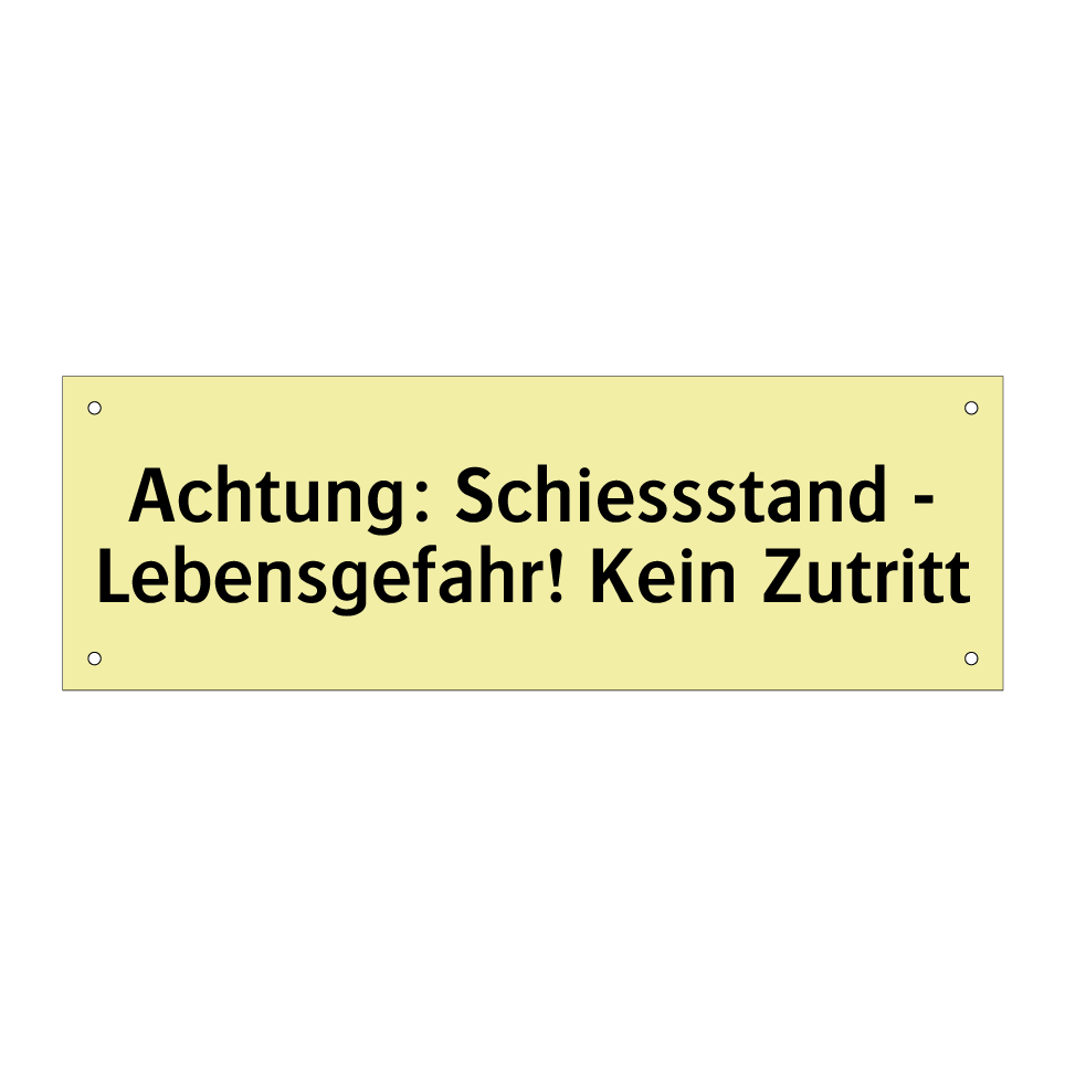 Ab hier gilt: Für Fussgänger verboten