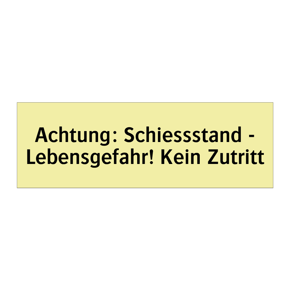 Ab hier gilt: Für Fussgänger verboten