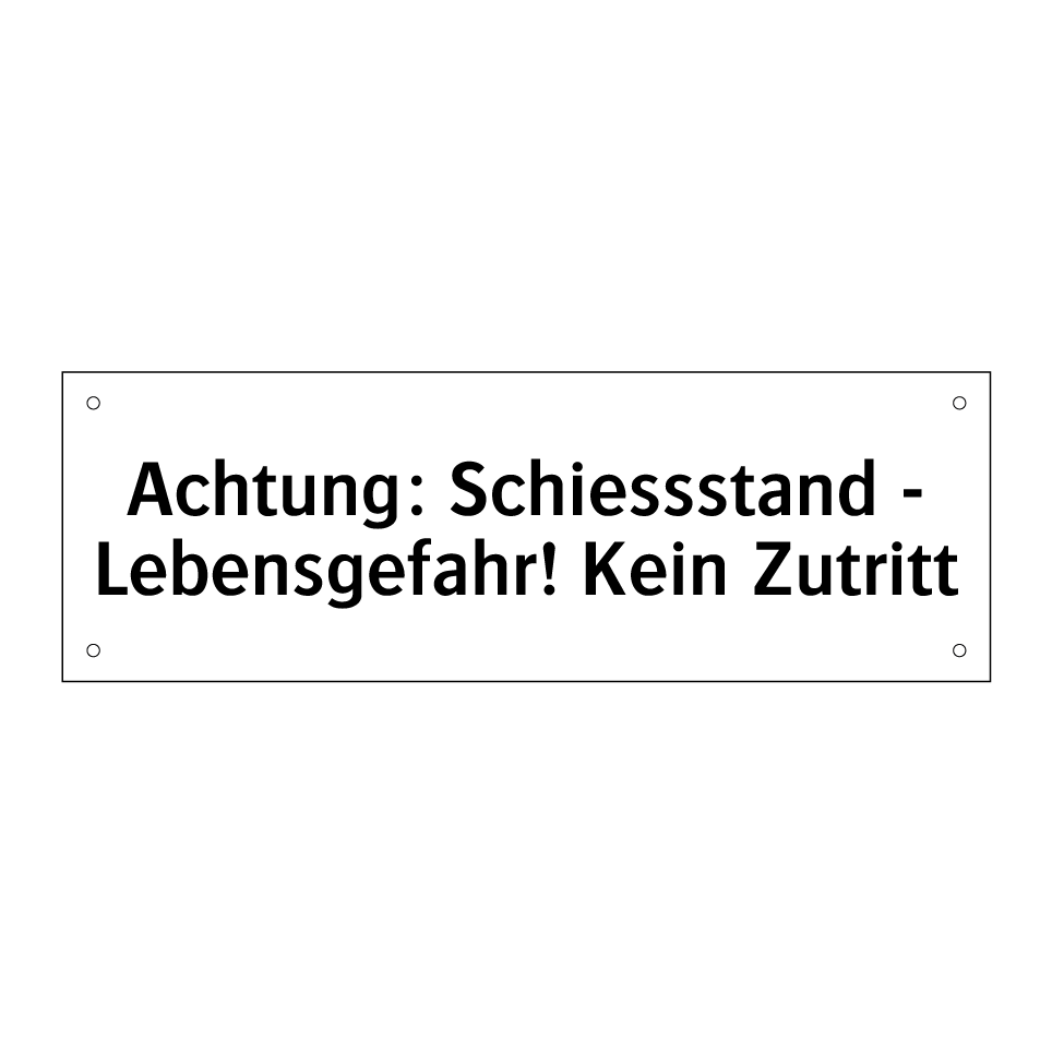 Ab hier gilt: Für Fussgänger verboten