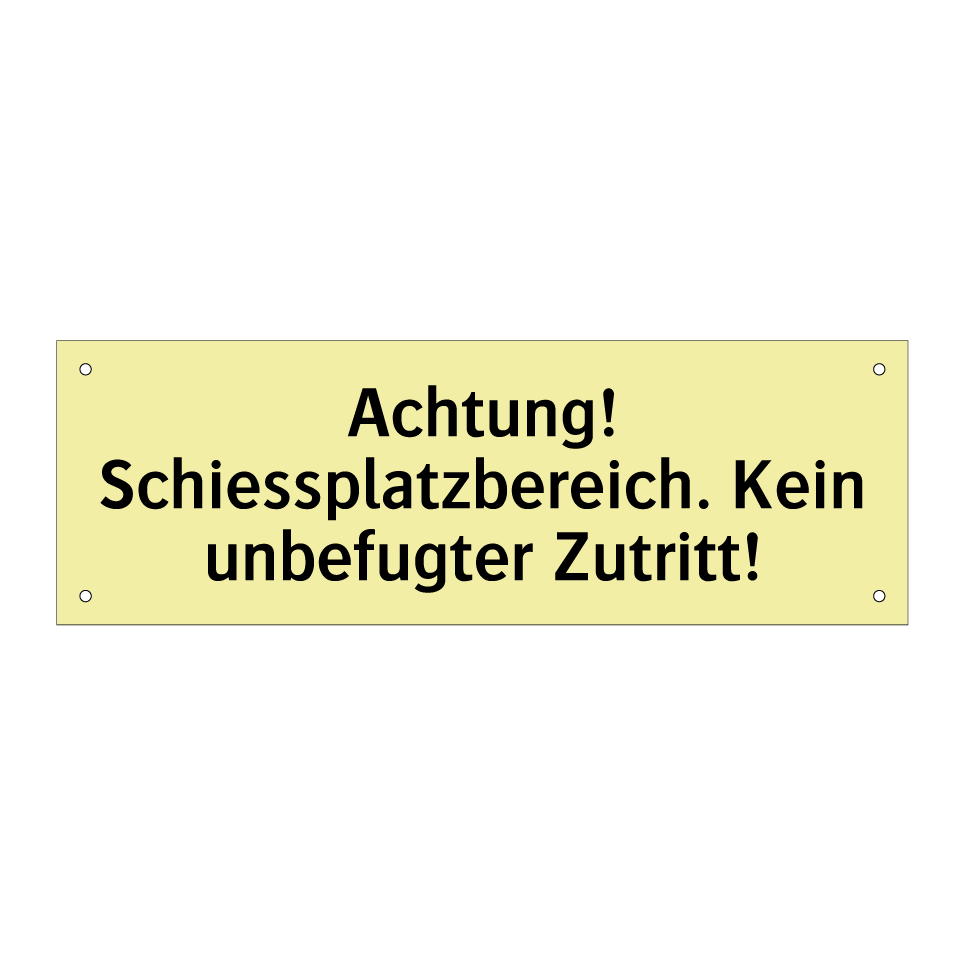 Ab hier: keine Fussgänger erlaubt