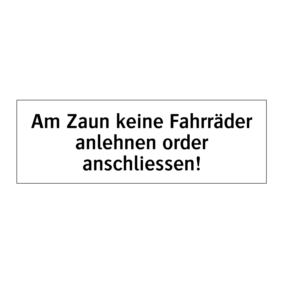Achtung: Ladezone. Kein Zugang für Fussgänger