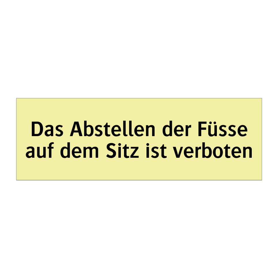 Ausser für Inhaber einer Genehmigung