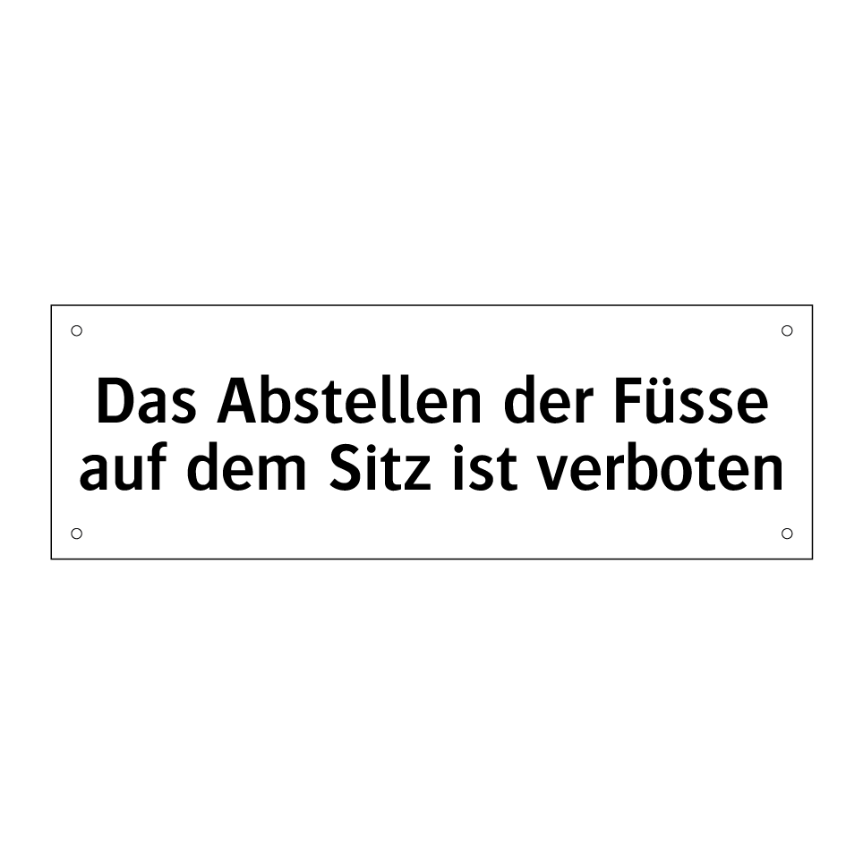Ausser für Inhaber einer Genehmigung