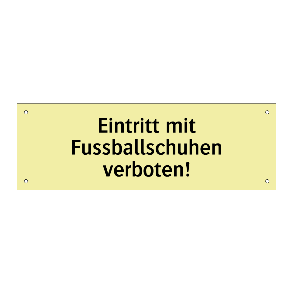 Der Genuss von Alkohol auf dem Gelände ist verboten!