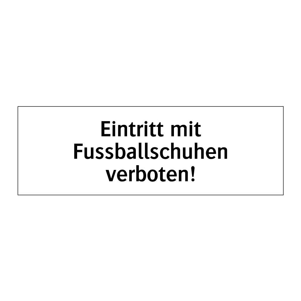 Der Genuss von Alkohol auf dem Gelände ist verboten!