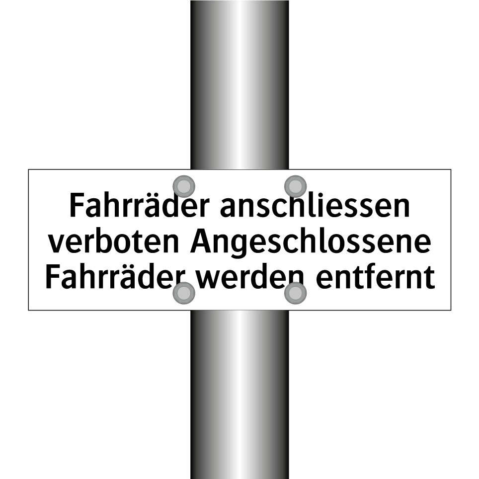 Der Konsum von Alkohol in der Fussgängerzone ist verboten!