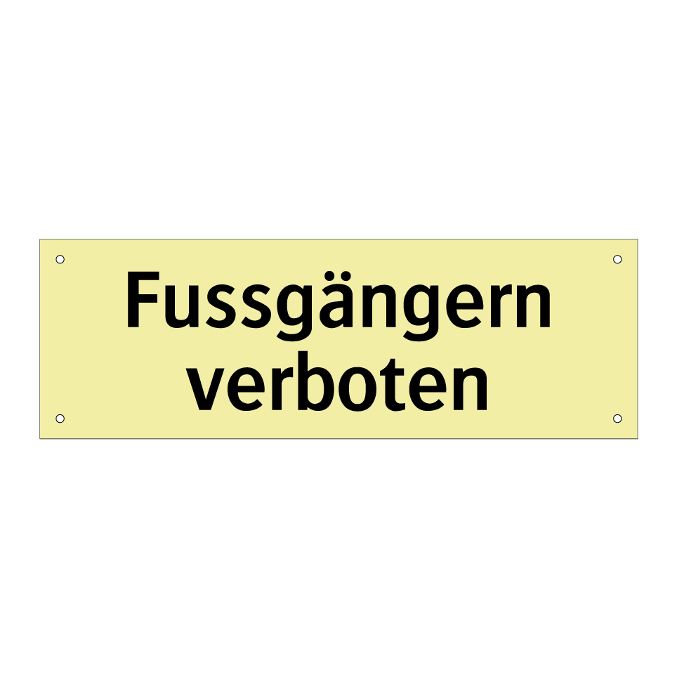 Fussball verboten