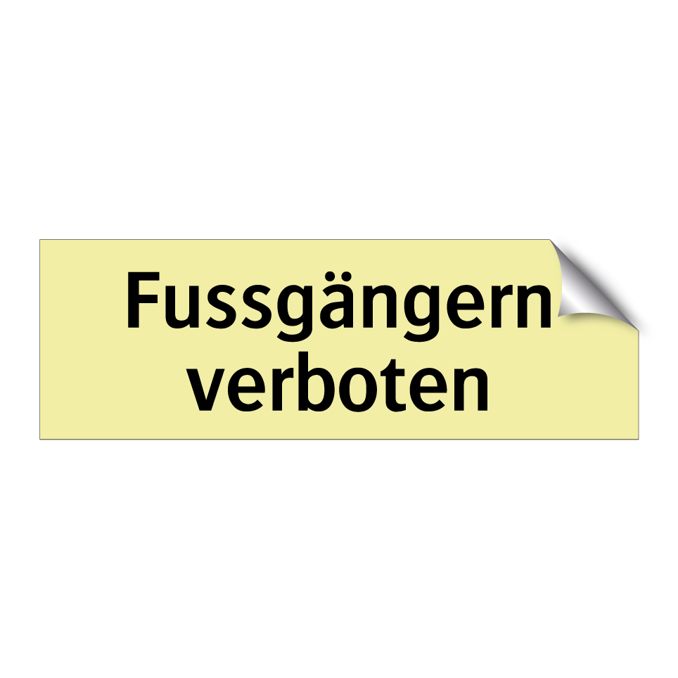 Fussball verboten