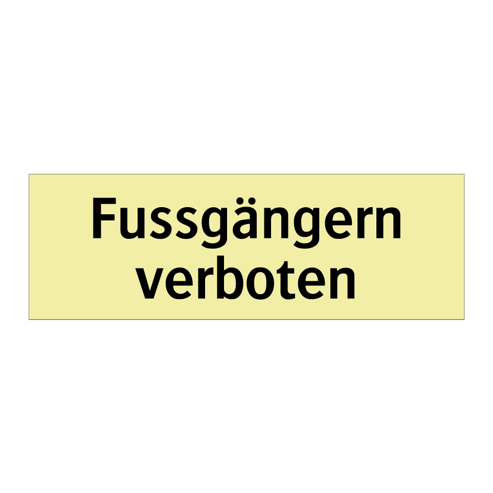 Fussball verboten