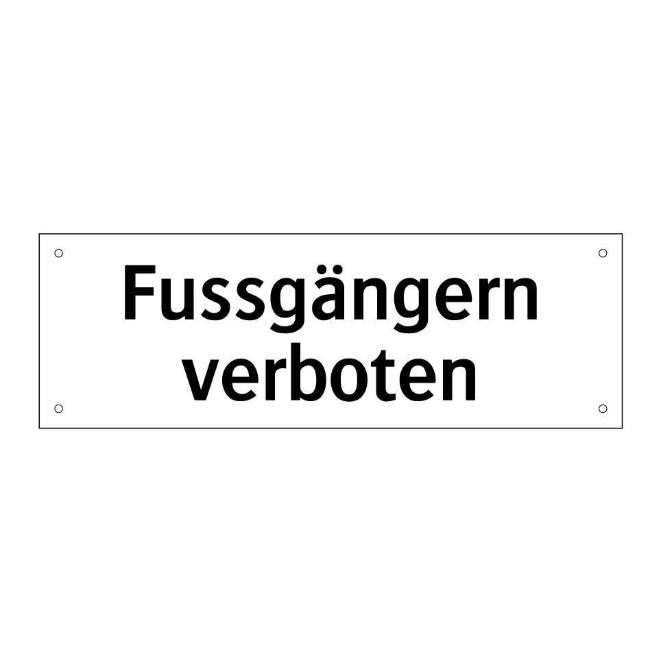 Fussball verboten