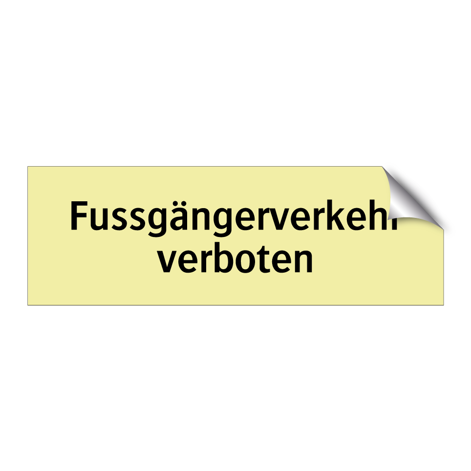 Fussballspielen verboten