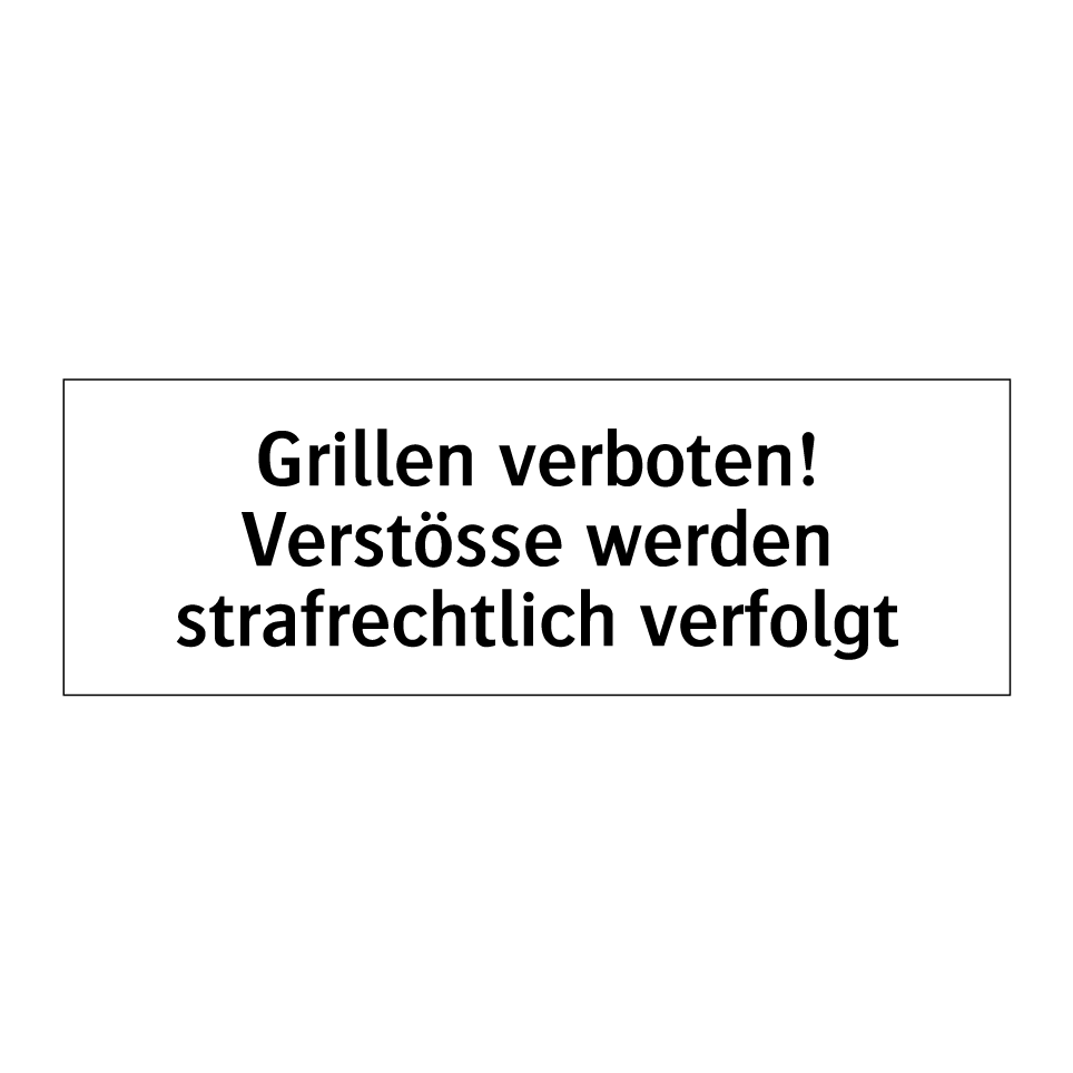 Für Fussgänger verboten!