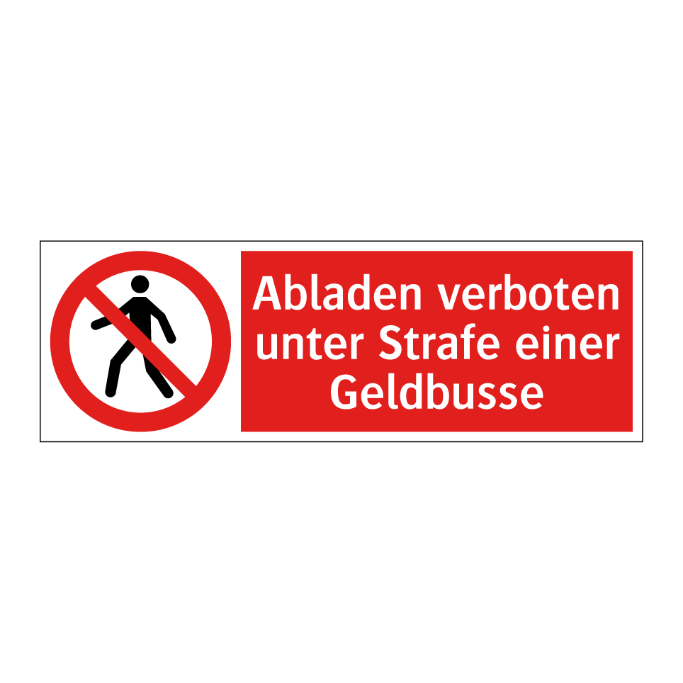 Ab hier: keine Fussgänger erlaubt