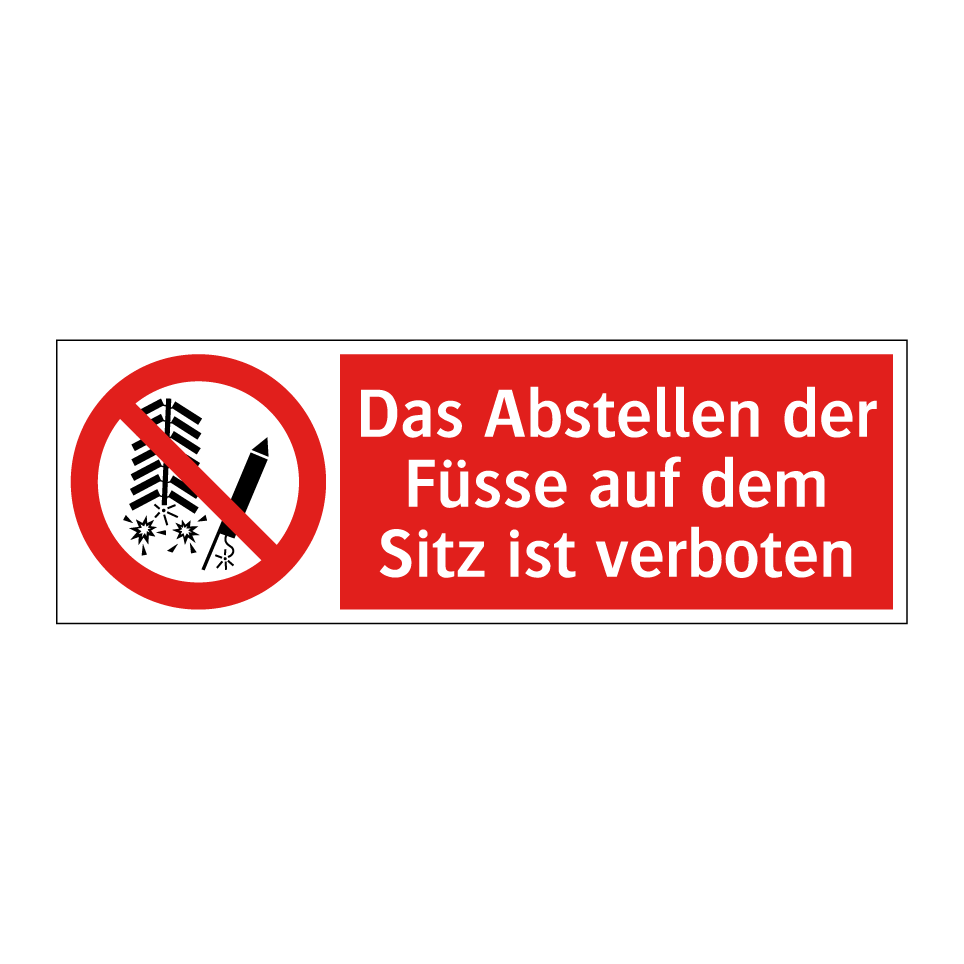 Das Abschiessen und Abbrennen von Feuerwerkskörpern ist aus Sicherheitsgründen strengstens verboten!