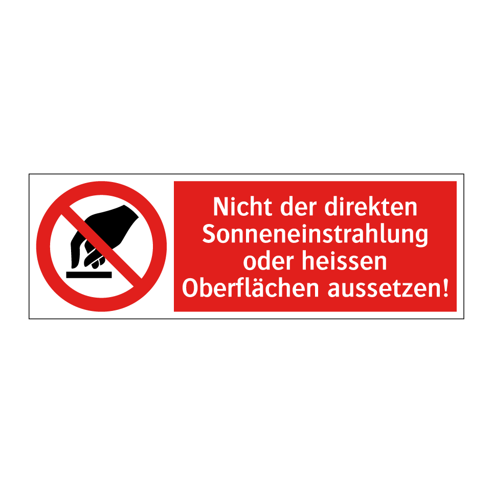 Nicht berühren, heiss