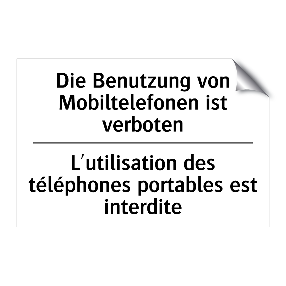 Die Benutzung von Mobiltelefonen /.../ - L'utilisation des téléphones portables /.../