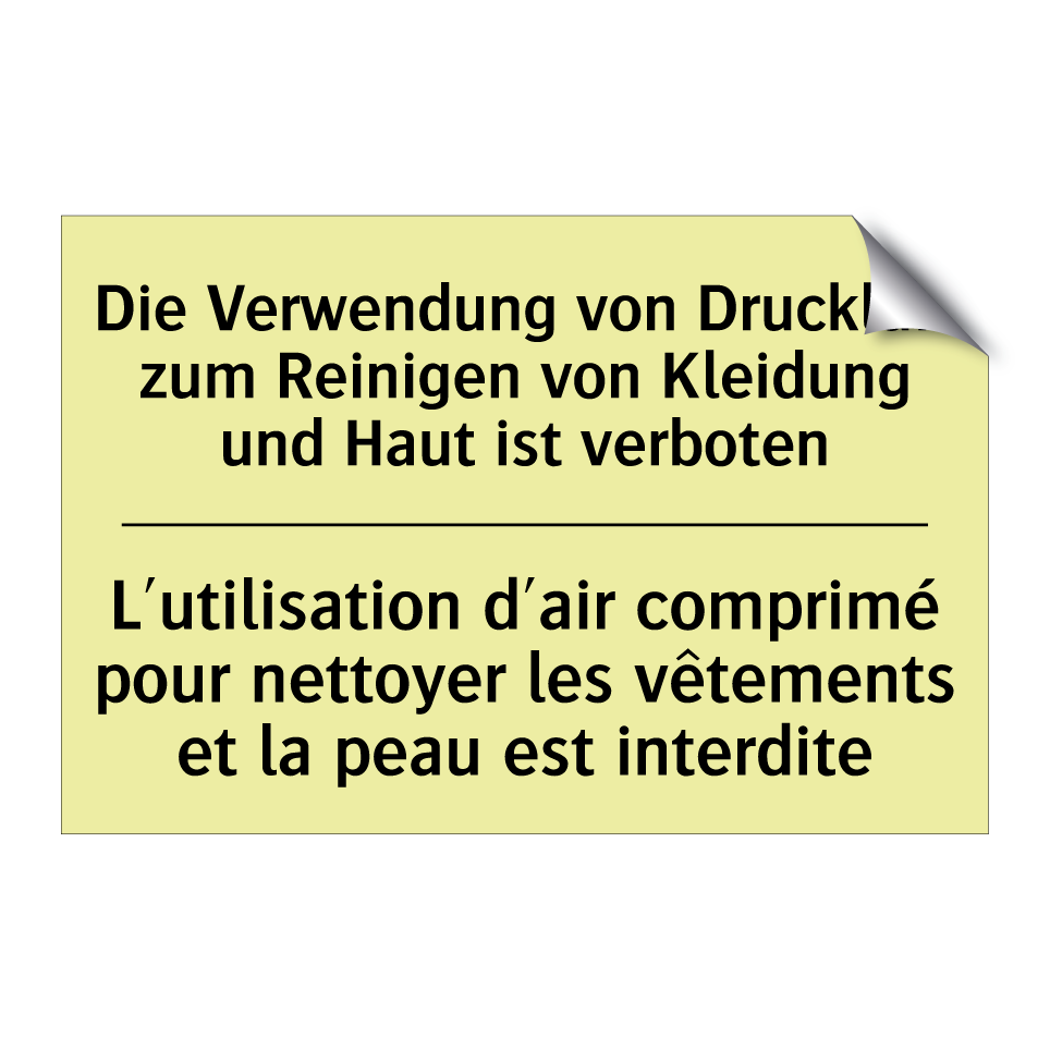 Die Verwendung von Druckluft zum /.../ - L'utilisation d'air comprimé pour /.../